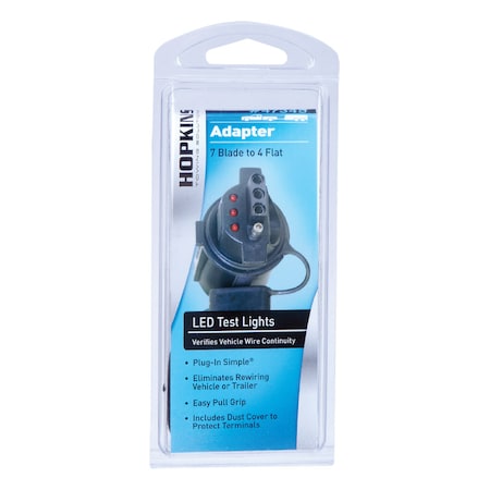 Hopkins Hopkins 7 Blade to 4 Flat Trailer Adapter 47345